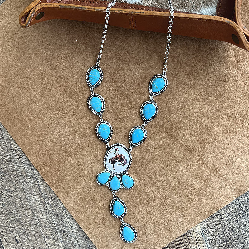 Teardrop Cowboy Necklace